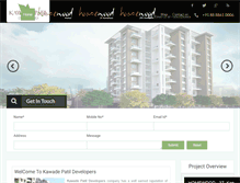 Tablet Screenshot of kawadepatildevelopers.com